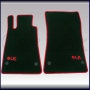 Alfombrillas Mercedes SLK R 172 ribete rojo y emblema